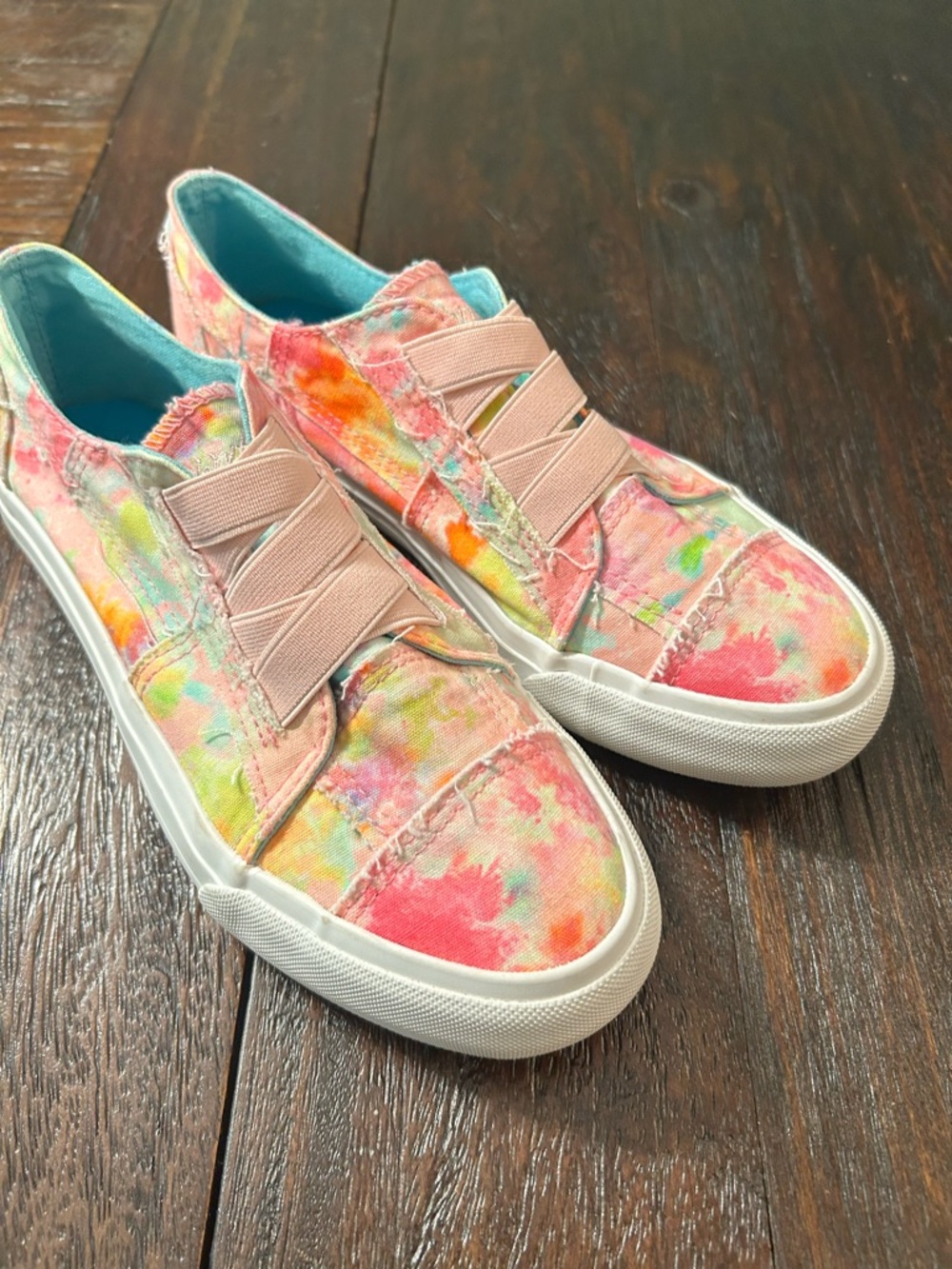 Blowfish Malibu Marley Women's Rainwater Tie-Dye Canvas Slip-on Sneakers - 7.5 - Picture 8 of 8